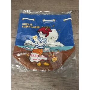 Hope Is Everywhere Graphic Drawstring Bag Pouch Cute Girl Art